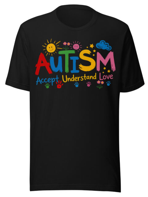T-Shirt "AUTISM – Accept, Understand, Love"