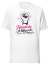 T-Shirt Femme "Féministe et Élégante"